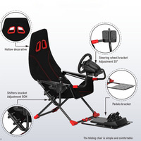 Cockpit de simulateur de course RACGTING pour G920 G29 G923 Simulateur de course pliable pour T248X T248 T300 T150 TX pour Xbox PS5 PS4 PC