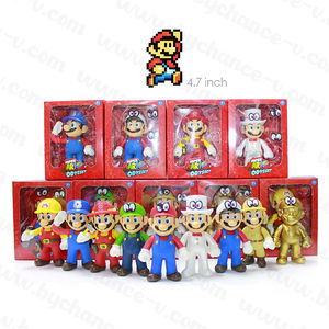 Jouet de jeu chaud <span class=keywords><strong>Mario</strong></span> Bros <span class=keywords><strong>odyssey</strong></span> figurine avec 2 packs d'yeux remplaçables pour le meilleur jouet à collectionner-5 pouces - Product Image 1