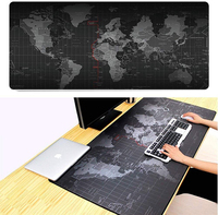 Grand tapis de souris de jeu étendu, carte du monde, portable, imperméable, professionnel, grand repose-poignet, dessin animé, design personnalisable, clavier