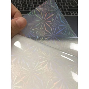 Película Holográfica para Laminación en Frío, Película de Laminación de Color Holográfico, Transparente, Efecto Vidrio Roto, Impermeable, A4, OPP Suave, 50 Unidades - Product Image 4