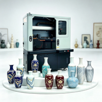 Machine d'impression UV à jet d'encre haute précision et haute vitesse avec tête d'impression Epson I1600 pour céramique, verre, plastique, métal, vase cylindrique