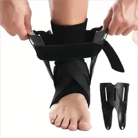 Tobillera Ajustable Unisex para Adultos con Correa en X, Estabilización Lateral, Recuperación de Esguinces, Alivio de Tendinitis, Nailon Transpirable