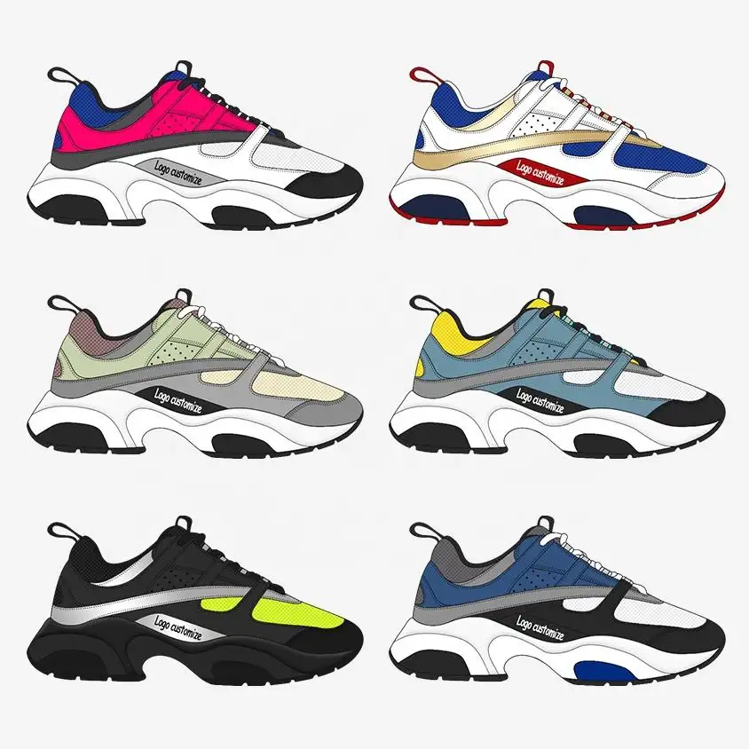 Origineel Merk B22 Level Sportschoenen, Luxe Heren Hardloopschoenen, Zwart En Wit Neon Technologie Mesh Sportschoenen