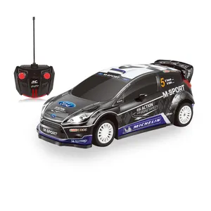 2.4G 1:16 पैमाने सभी इलाके मॉडल वाहन 4CH आर सी रेसिंग कार पीवीसी M-SPORT फोर्ड पर्व रुपये WRC-आर सी बहाव कार बच्चों के लिए