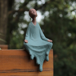 ของตกแต่งบ้านสไตล์เซน รูปปั้นพระพุทธรูปน้อยสำหรับพิธีชงชา ต้นบอน<span class=keywords><strong>ไซ</strong></span>ไม้ประดับ พระสัมมาเนรา ดี<span class=keywords><strong>ไซ</strong></span>น์รูปกางเขนอย่างมีสไตล์ - Product Image 5