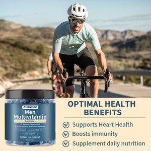 Integratori Multivitaminici OEM Metilati <span class=keywords><strong>A</strong></span>, D, <span class=keywords><strong>C</strong></span>, <span class=keywords><strong>E</strong></span>, Biotina, Acido Folico in Gommose per la Crescita dei Capelli, Vegani, Multivitamine in Gommose per Uomini - Product Image 3