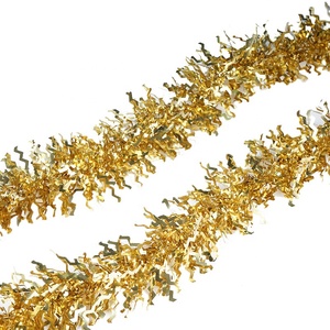 クリスマス用品パーソナライズされたカスタム人気プレミアムレーザーティンセルガーランドディスプレイ用クリスマスティンセル素材 - Product Image 4