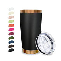 Gobelet isotherme unique de 20 oz gravé au laser, plaqué cuivre et or, idéal comme cadeau pour voiture, tasse thermique, bouteille d'eau