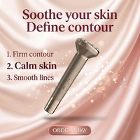Rouleau de massage 3D portatif rechargeable 2 en 1 pour le visage, le cou, les bras, la poitrine, les jambes, pour la relaxation et le raffermissement de la peau