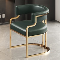 Nouvelle chaise de salle à manger de luxe, siège de Mahjong à la maison, chaise de canapé de réception, tabouret de salon de manucure, chaise de vanité de maquillage