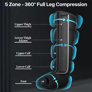 Système de bottes de compression d'air professionnel amélioré pour la circulation sanguine, contrôle du temps, prise EU, masseur de jambes amélioré 5 - Product Image 3
