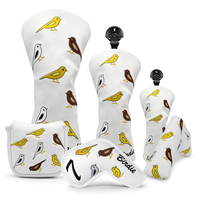 Haute Qualité En Gros Mallet Putter Fer Lame Putter Pilote Fairway Hybride Bois Couvre PU Cuir Golf Headcover Ensembles