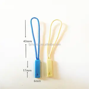 Embossed PVC zip pullers สำหรับเสื้อผ้า/ที่กำหนดเองซิปดึง