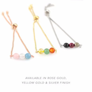 Boho Đá Quý Tự Nhiên Chữa Bệnh Vòng Đeo Tay Pha Lê Chuỗi Thép Không Gỉ Reiki Năng Lượng Thiền Đá Vòng Đeo Tay Cho Phụ Nữ - Product Image 6