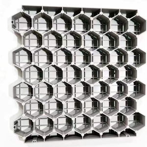 Système de rétention de gravier écologique, pavage perméable en gravier, grille de pavage renforcée pour aménagement paysager et stationnement de voitures - Product Image 1