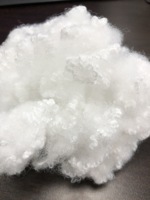 100% poliéster hueco silicio conjugado fibra cortada 3Dx64mm Material de relleno de cojín