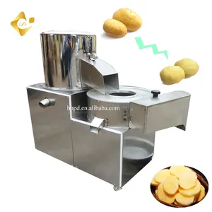 High Performance Potato Peeler And Slicer / Taro Peeler And Chipper / Potato Peeling And Slicing Machine