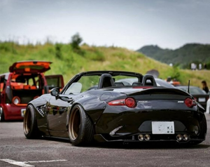 Adecuado para <span class=keywords><strong>Mazda</strong></span> <span class=keywords><strong>MX5</strong></span> ND Rocket Bunny Wide Body Surround Rocket Rabbit, parachoques de coche modificado - Product Image 1