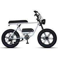 Moto tout-terrain électrique pour adultes à longue portée et à bas prix, vélo électrique à pneus larges