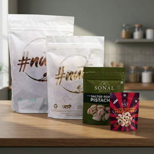 Bolsas con cierre hermético laminadas BOPP, impresas en flexografía, aptas para uso alimentario, para frutos secos y nueces. - Product Image 2