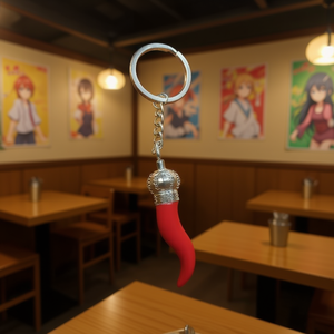 Llavero con Forma de Chiles Rojos, Cadena de Plástico, Accesorio de Juguete de Anime - Product Image 3