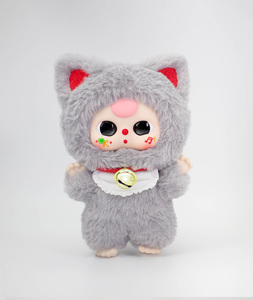 Bé Ba tỷ phú dễ thương PVC Vinyl Búp bê đồ chơi tỷ Mèo sang trọng mù <span class=keywords><strong>h</strong></span>ộp Mặt dây chuyền lấy cảm <span class=keywords><strong>h</strong></span>ứng từ hoạt <span class=keywords><strong>h</strong></span>ình Nhật Bản - Product Image 2