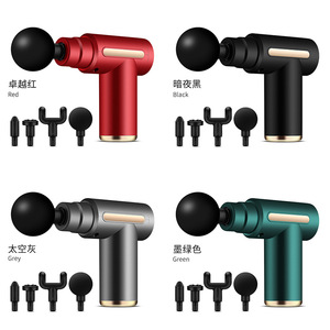 Pistola per Massaggio Muscolare <span class=keywords><strong>Mini</strong></span> a 4 Teste con Vibrazione, Ultima Versione, con USB - Product Image 2