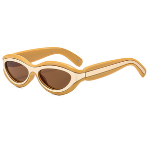 Gafas de Sol Cat Eye con Montura Completa, Protección UV400, Retro, Unisex, para Exteriores, Moda - Product Image 4