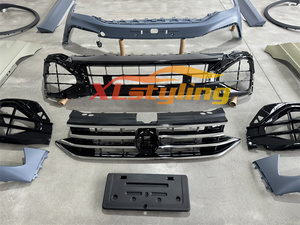 XLstyling Car Conversion upgrade Facelift avant pare-chocs arrière retrofit 2021 R bodykit pour VW Tiguan 2017 ancien à nouveau kit carrosserie - Product Image 3