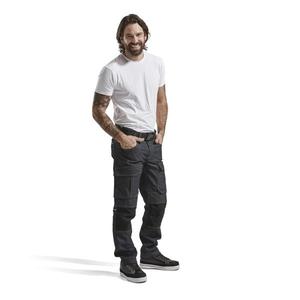 BLAKLADER - 149711418999C60 Pantalones de servicio denim elástico Azul marino/Negro-PANTALÓN DE TRABAJO EAN 7330509554838 PANTALONES DE TRABAJO DE CARGA - Product Image 3