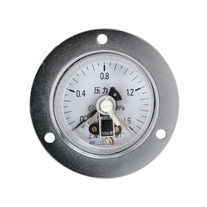 Manómetro de Presión Axial Yx 60zt de 60 mm, 0-1.6 MPa, con Contactos Eléctricos, Manómetro de Presión Hidráulica y de Aire, Shanghái - Product Image 1