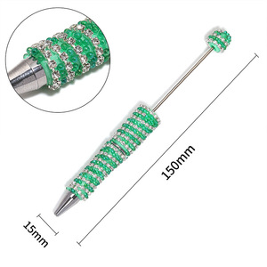 Nouveau collier de <span class=keywords><strong>perles</strong></span> de diamant complet faisant <span class=keywords><strong>à</strong></span> la main des <span class=keywords><strong>perles</strong></span> de forage créatives dégradé résine griffe chaîne bâton - Product Image 2