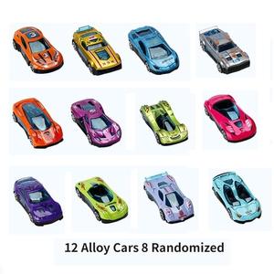 Sliding Track Truck Car, Parking <strong>Toy</strong> Storage Track Car <strong>Toy</strong> with 8 Cars for Boys - Product Image 5