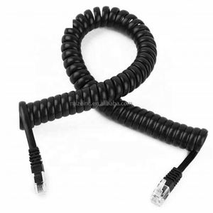 <span class=keywords><strong>Cable</strong></span> <span class=keywords><strong>de</strong></span> <span class=keywords><strong>teléfono</strong></span> retráctil, accesorio para <span class=keywords><strong>teléfono</strong></span> antiguo rizado - Product Image 1