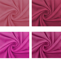 Tissu en maille 100% polyester 80GSM 180cm rose magenta uni, doux et extensible, pour t-shirts, robes, vêtements de sport et tenues actives