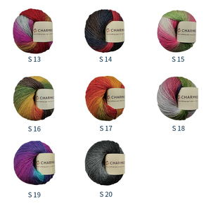 Charmkey – fil à tricoter en <span class=keywords><strong>laine</strong></span> mérinos teintée dans l'espace pour écharpe au crochet, vente en gros - Product Image 5