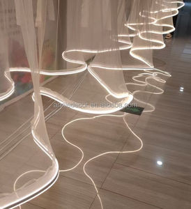 थोक लटकाने वाली सफेद छत वाला ड्रेप लाइट छत के चरण ड्रेप, शादी की घटनाओं के लिए सजावट - Product Image 6