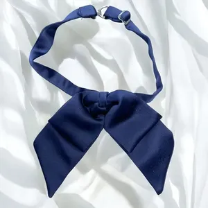 Papillon regolabili per la scuola per ragazze e donne, confezione da 50 pezzi, in raso tinta unita, con design elastico a Y sul retro, per bambini e adulti - Product Image 3