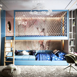 Cama litera infantil <span class=keywords><strong>de</strong></span> madera maciza <span class=keywords><strong>de</strong></span> tamaño pequeño, diseño minimalista, multifuncional, con <span class=keywords><strong>escalera</strong></span> <span class=keywords><strong>de</strong></span> doble nivel para niños mayores y más pequeños - Product Image 1