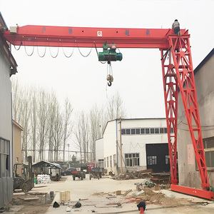 رافعة جسرية نصفية على شكل حرف L بتصميم وحدات، بطول 8-30 متر وارتفاع مخصص، رافعة جسرية أحادية العارضة للورش بحمولة 5 طن و10 طن و20 طن - Product Image 1