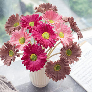 Alta calidad PU Gerbera Artificial Real Touch Flower Wedding Table Center Piece para Navidad y regalos del Día de San Valentín - Product Image 3