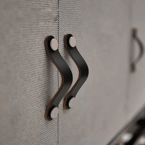 Ensemble de boutons et poignées décoratifs en zinc pour meubles de cuisine, commodes et tiroirs - Conception durable et réglable à pousser-tirer - Product Image 2