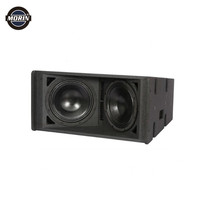 Ensemble complet de sonorisation professionnelle avec enceintes Line Array doubles de 10 pouces + caisson de basses de 18 pouces, système sonore avec microphone et table de mixage DJ