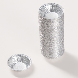 Vente en gros usine de petits moules à tartelettes, de moules jetables en aluminium pour la cuisson DIY de cupcakes, gâteaux, muffins, et de contenants pour mini-tartelettes aux œufs - Product Image 4