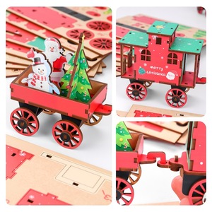 Rompecabezas Tridimensional <span class=keywords><strong>de</strong></span> Madera, Modelo <span class=keywords><strong>de</strong></span> Tren Navideño, Juguete Educativo <span class=keywords><strong>para</strong></span> Estudiantes Mayores <span class=keywords><strong>de</strong></span> 14 Años, Ensamblaje DIY, Regalo <span class=keywords><strong>para</strong></span> Niños - Product Image 4