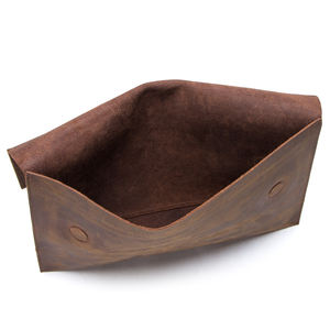 Funda elegante de cuero genuino para portátil para iPad <span class=keywords><strong>Pro</strong></span> 12 9 2020 <span class=keywords><strong>2021</strong></span> <span class=keywords><strong>MacBook</strong></span> <span class=keywords><strong>Pro</strong></span> 14 16 pulgadas Air M2 <span class=keywords><strong>15</strong></span> 2023-protección elegante - Product Image 4