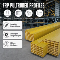 Profils pultrudés en PRV pour support structurel de tour de refroidissement – Légers, durables, résistants à la corrosion – Fabrication et assemblage de systèmes