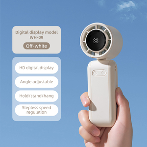 원 버튼 시작 5 단 미니 휴대용 팬 얼음 냉각 기능 충전식 배터리 표시기 휴대용 RV 스탠드 - Product Image 2