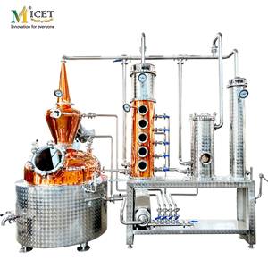 500L multifonctionnel encore chauffage à vapeur rouge cuivre encore <span class=keywords><strong>gin</strong></span> whisky verre trou d'homme mélange moteur distillateur à vendre - Product Image 1