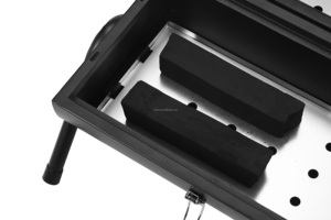Smokeless Easily Assembled Tower Vertical <strong>Barrel</strong> Outdoor Smokers <strong>BBQ</strong> Round Portable Charcoal Kettle Barbecue Grill - Product Image 5